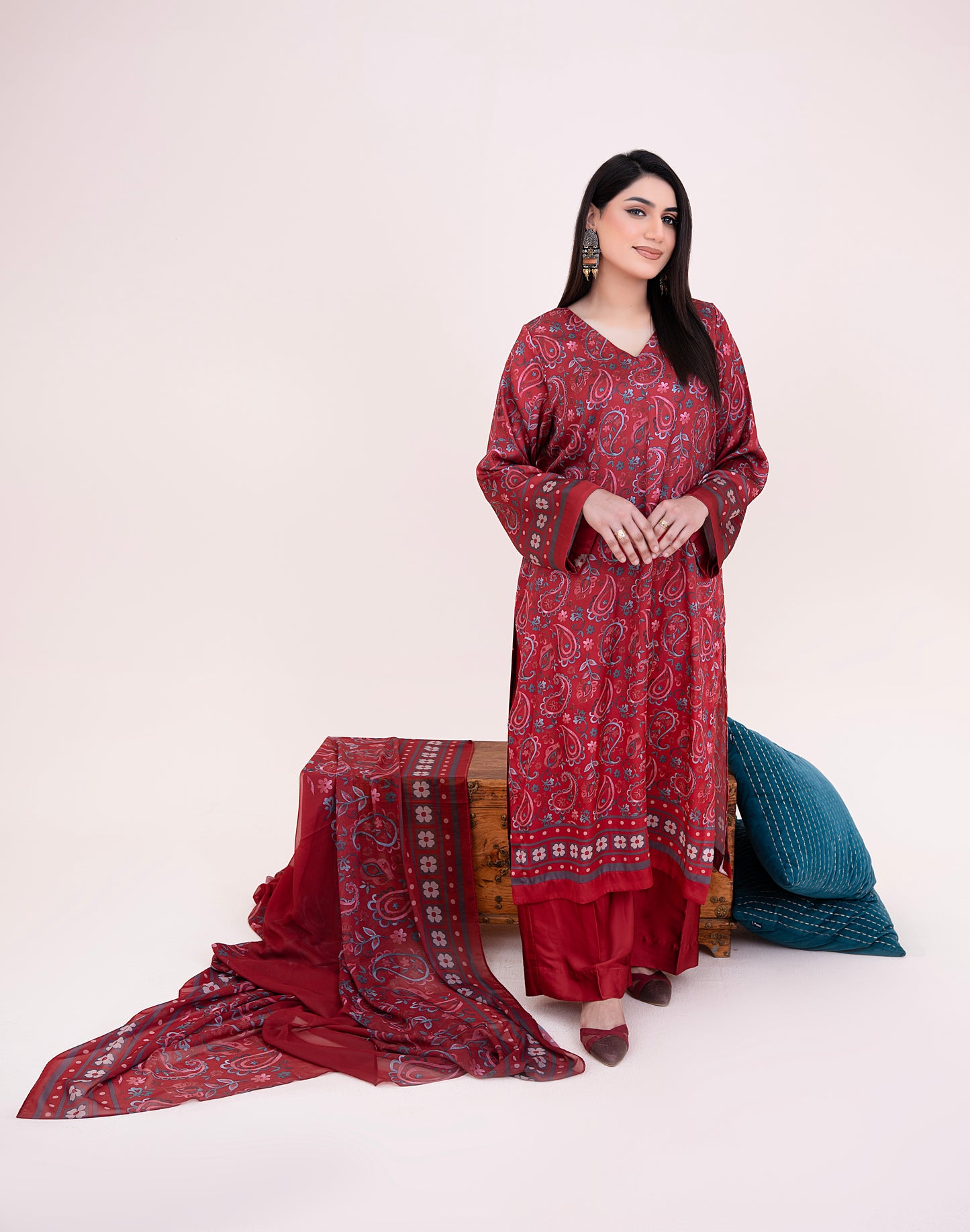 A Red Paisley Passion