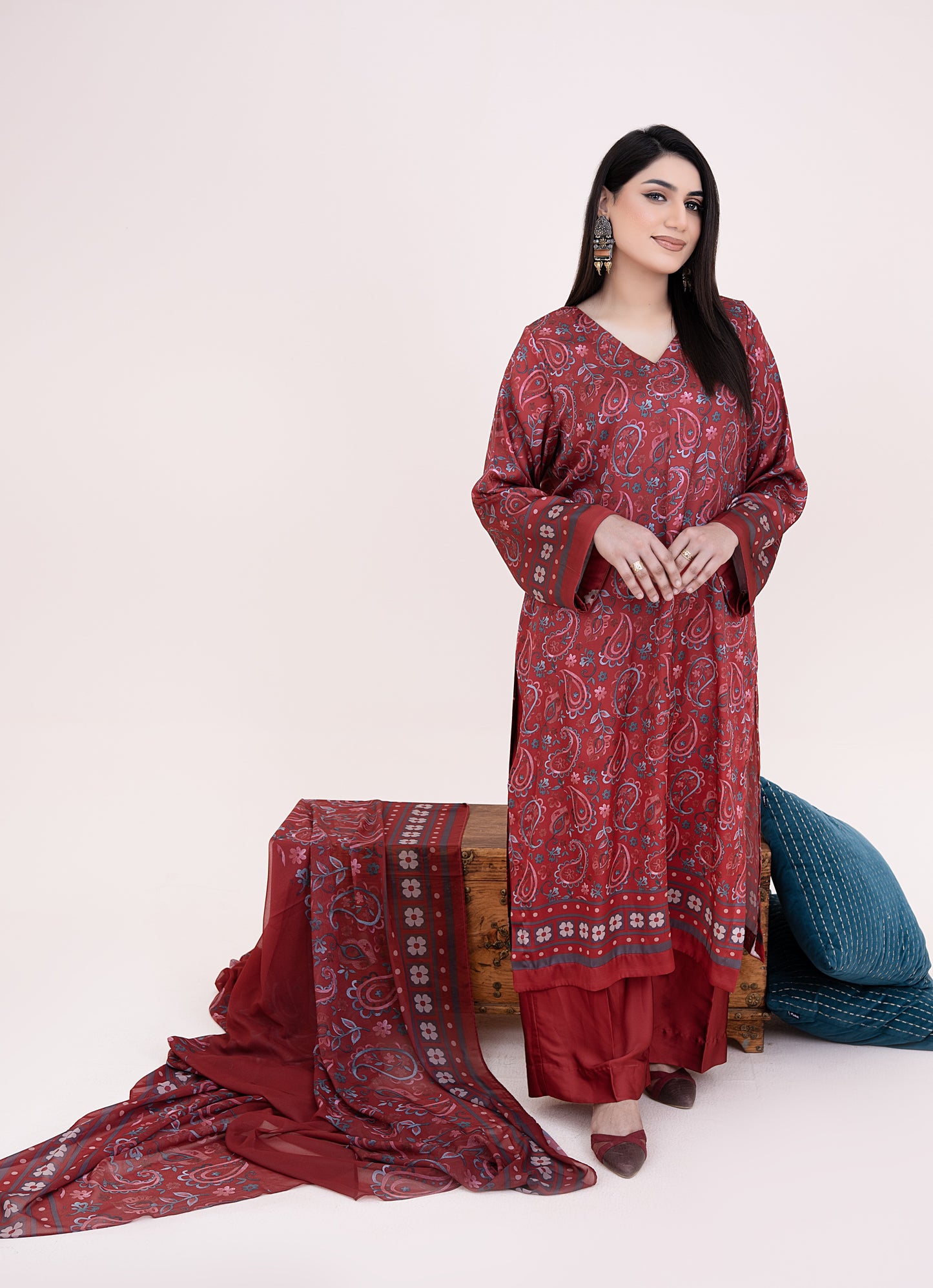 A Red Paisley Passion