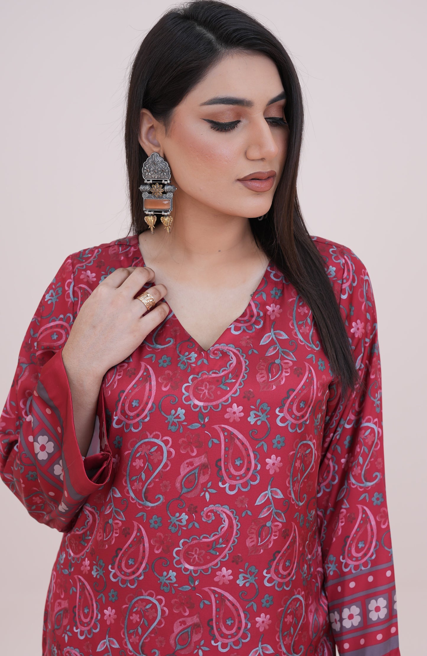 A Red Paisley Passion