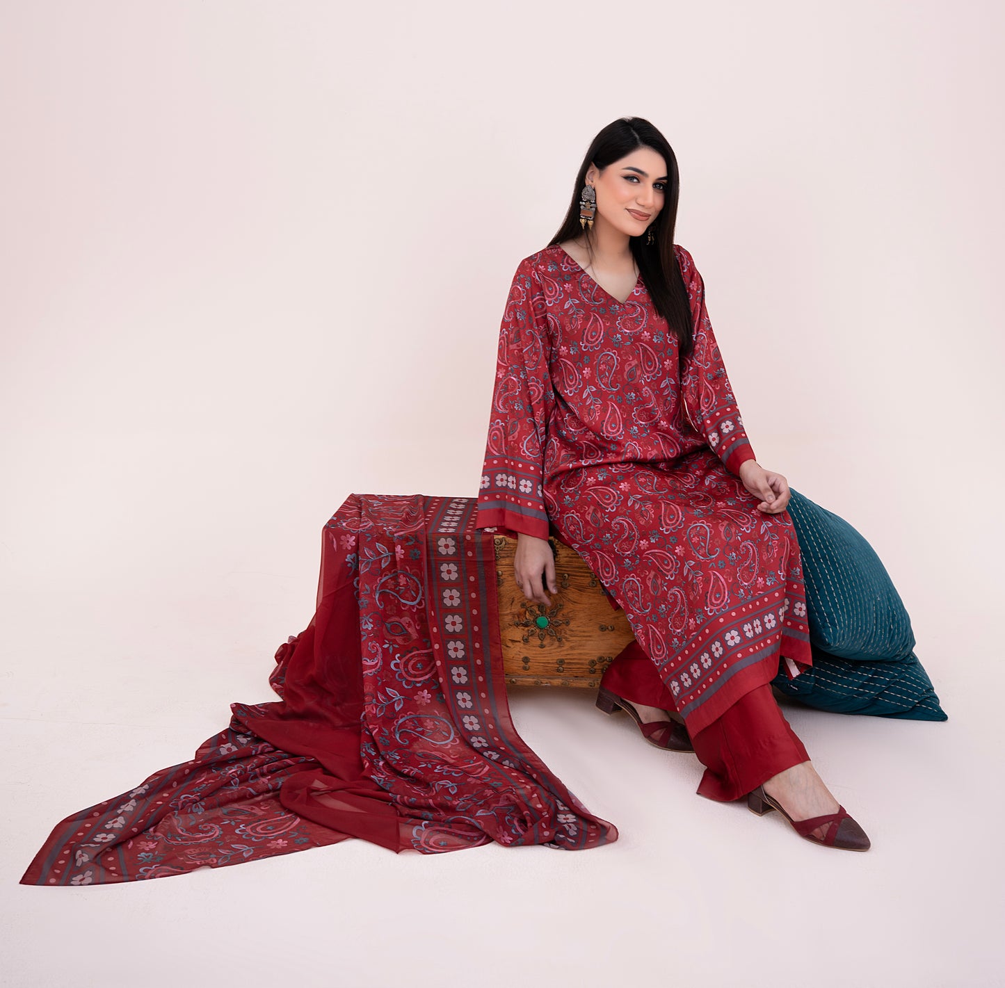 A Red Paisley Passion