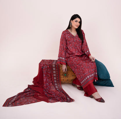A Red Paisley Passion