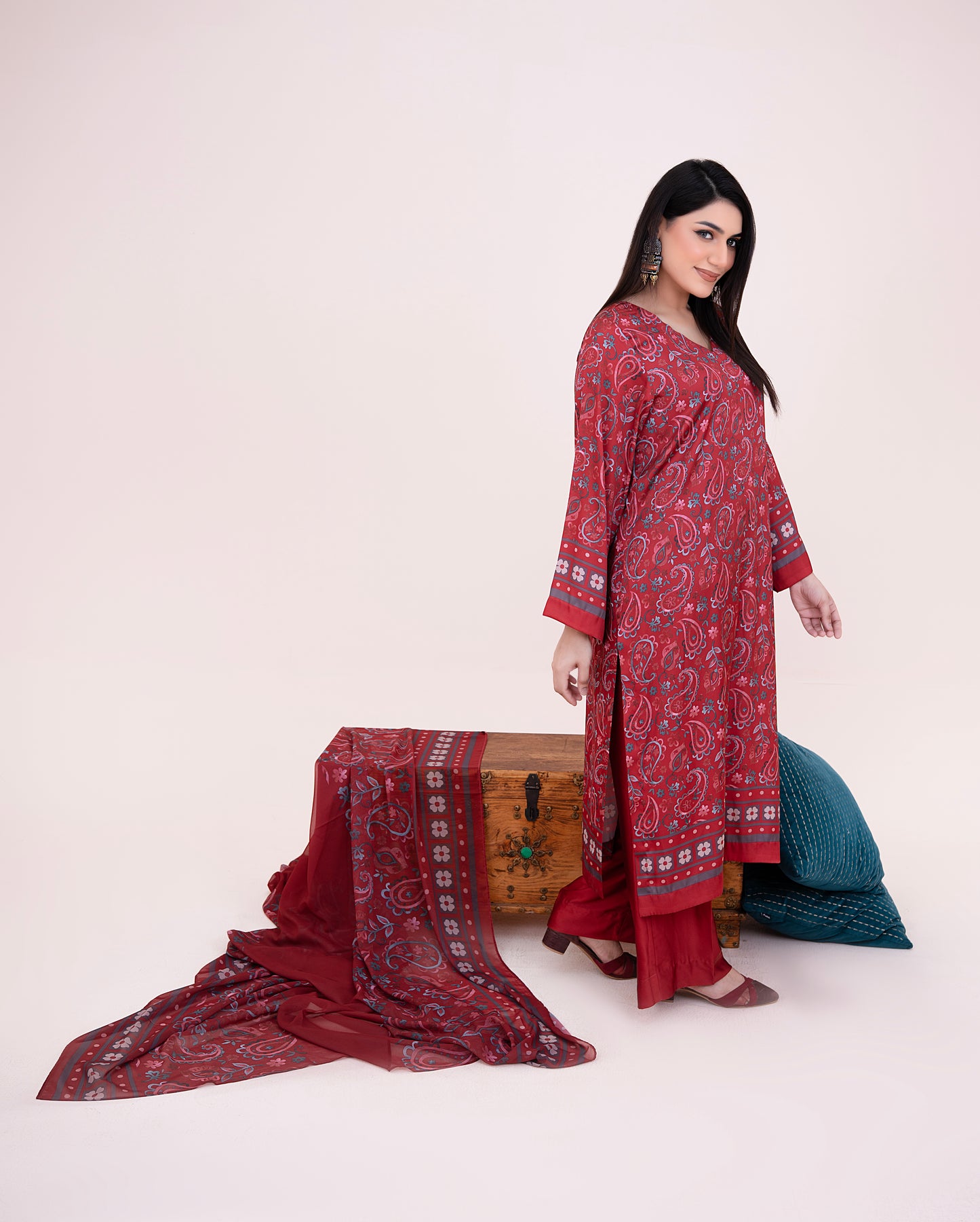 A Red Paisley Passion