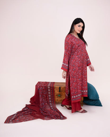 A Red Paisley Passion